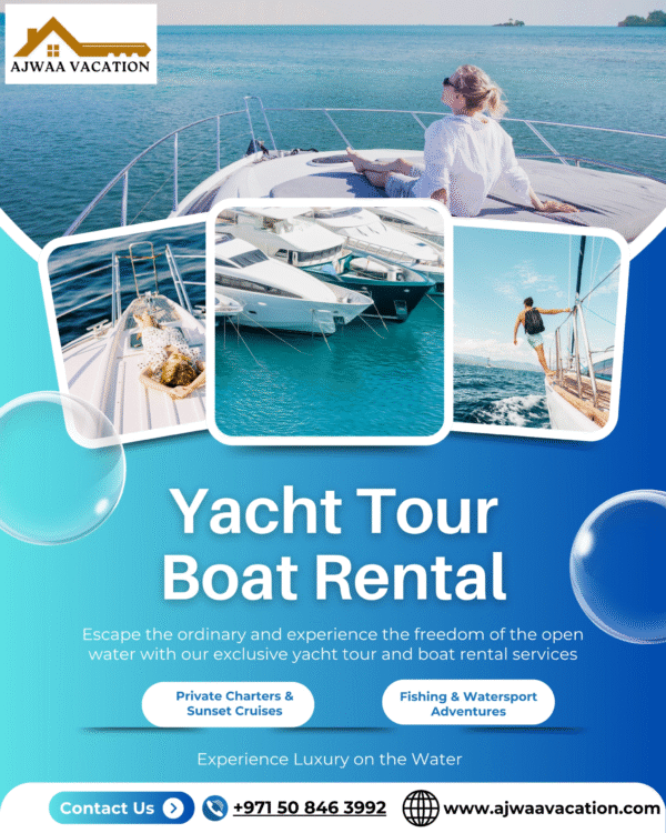 Luxury Yacht Tour & Boat Rental in Dubai