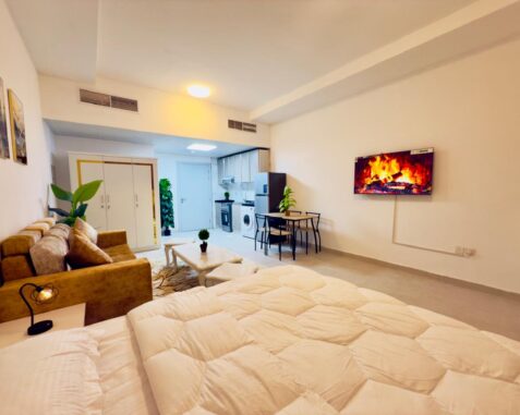 Studio for rent in international city